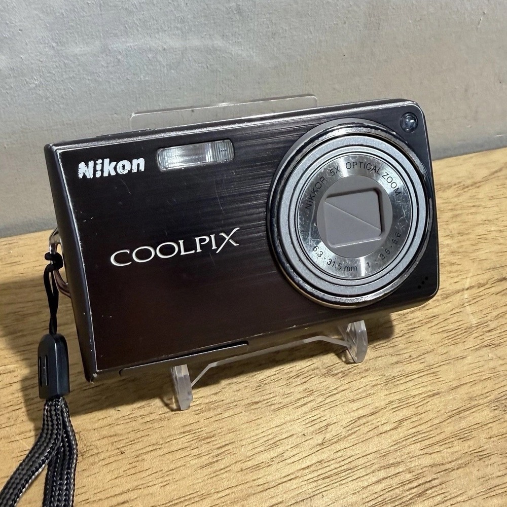 Nikon Coolpix S550 Digital Camera 10.0MP 5x Optical Zoom Brown Tested Y2K CB